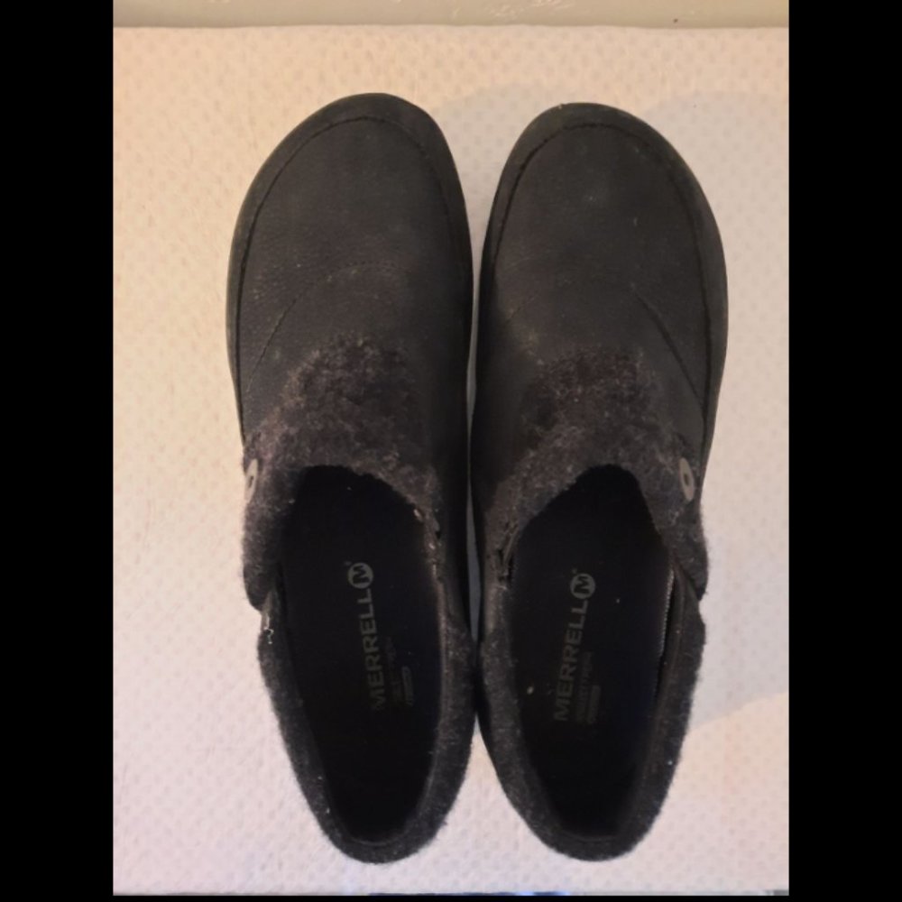 Merrell Shoes Women's  Select Grip Shoes, Wool Slip On Mules 7.5, Winter, Fall - Picture 2 of 10